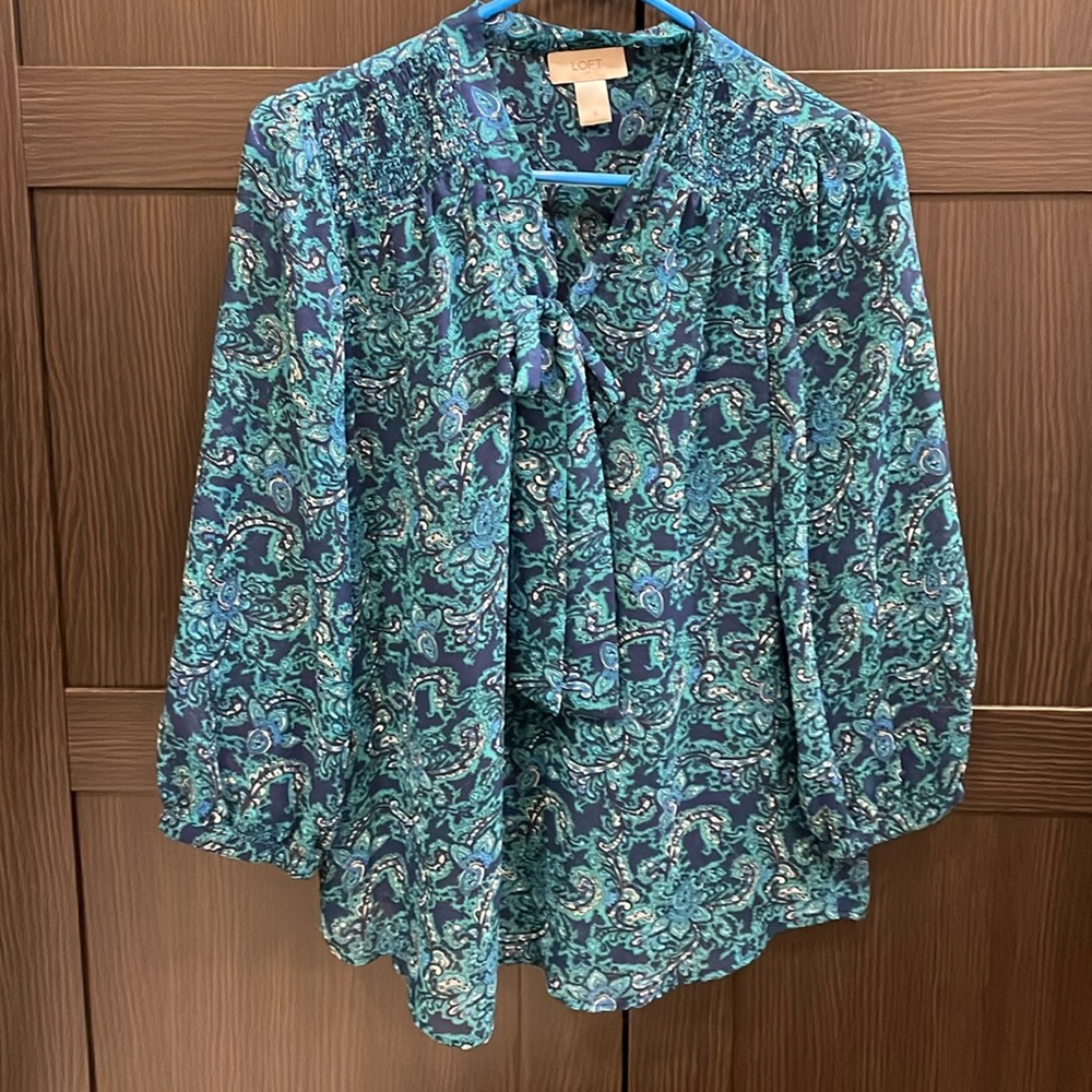 Beautiful Sheer Blouse by Ann Taylor
